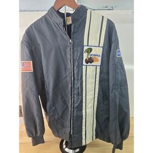 Vintage 70s‎ Ford Mustang Cobra Racing Jacket Size M Made In USA
